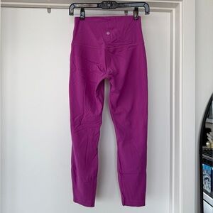 lululemon Align HR Pant 25” in Vivid Plum Size 6